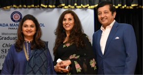 Shobhaa De at Sharada Mandir graduation