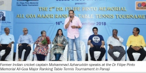 Azharuddin attends state T.T tournament